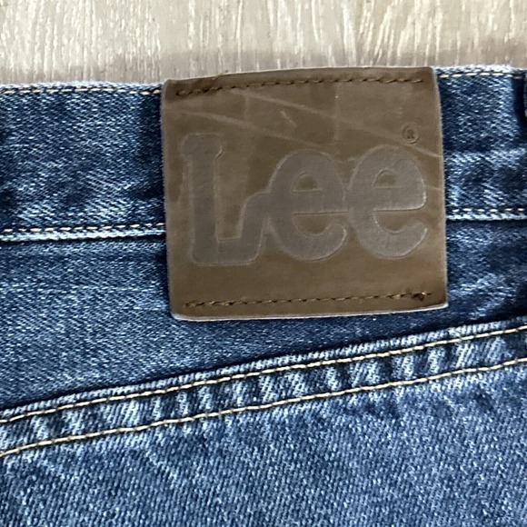 Lee Men's Blue Jeans Straight Leg Baggy Loose fit 38x30 - Picture 8 of 14